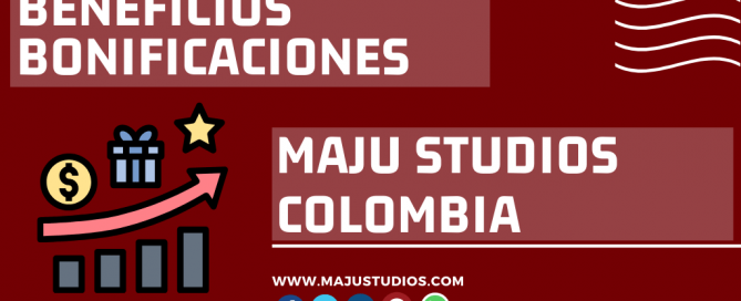 Beneficios BOnificaciones e Incentivos MaJu Studios Modelos Webcam