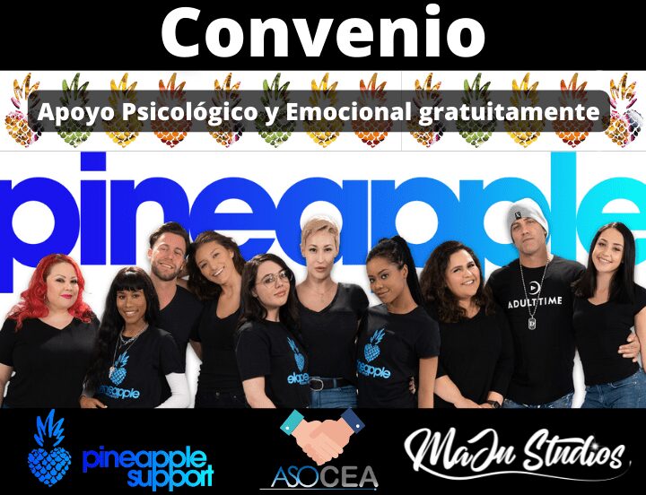 Convenio Pineapple Support ASOCEA MaJu Studios - apoyo psicológico