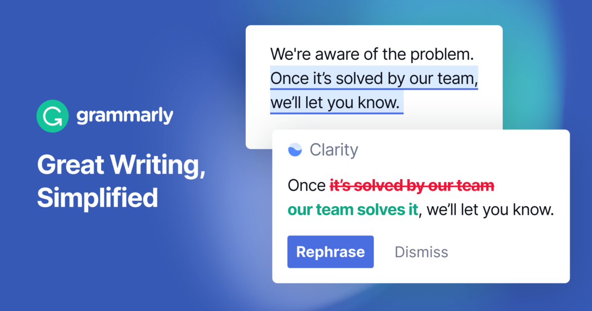 Grammarly Asistente de escrirura - MaJu Studios