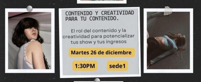 Masterclass Contenido y creatividad By Valentina Largo MaJu Studios