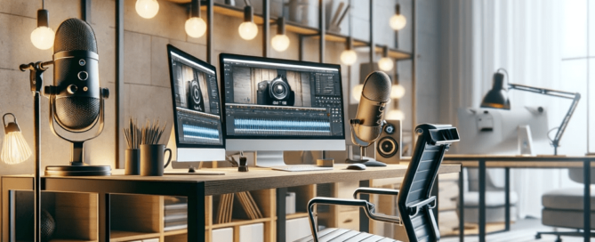 Una oficina moderna y luminosa para Studio de modelos webcam