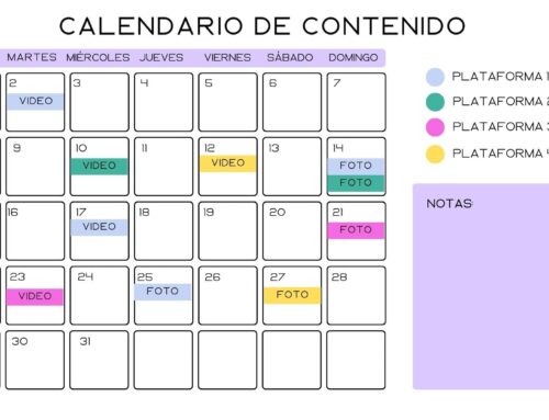 Cómo Crear un calendario de Contenido Efectivo